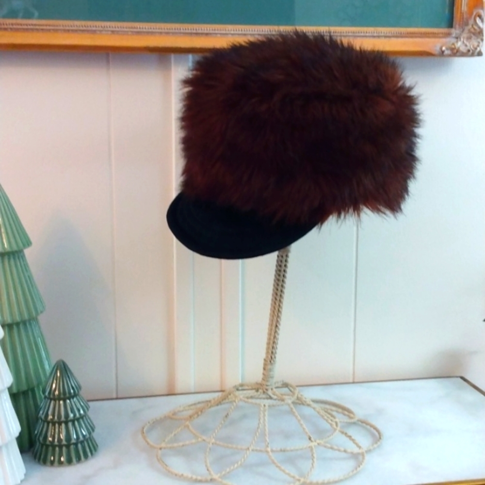 Custom Made Faux Mink Fur Cap